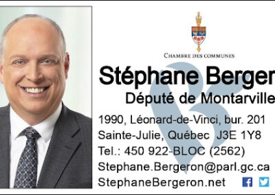Stéphane Bergeron député de Montarville