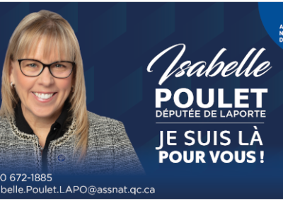 Isabelle Poulet députée de Laporte